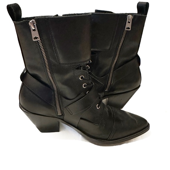 All Saints Kathy Leather Boots - Picture 7 of 11